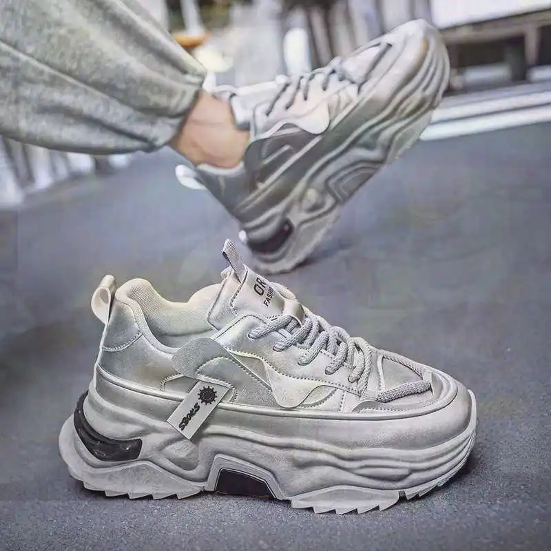 

44 Appearance Increases Yellow Man Sneakers Basketball Top Quality Luxury Shoes Famous Brands Sport Genuine Brand