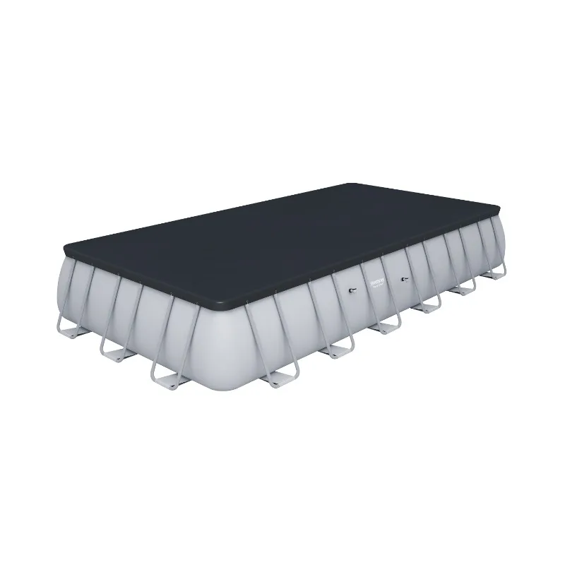 56475 7.32mx3.66mx1.32cm(24'x12'x52') Power Steel Rectangular Frame Pools Family Lounge Swimming Pool