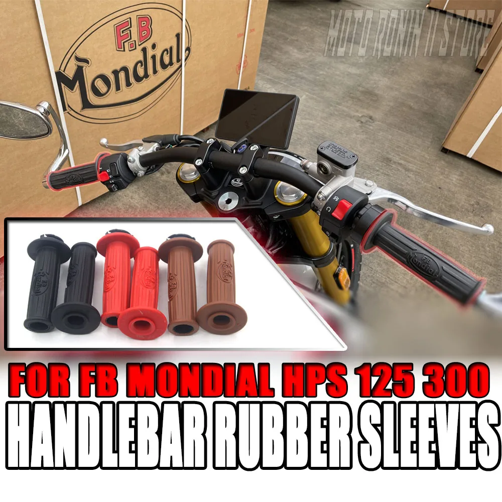

For FB Mondial HPS 125 300 Motorcycle Refit Handle Grips Grip Cover Handlebar Rubber Cover Throttle Grip Ergonomic Comfort Fit