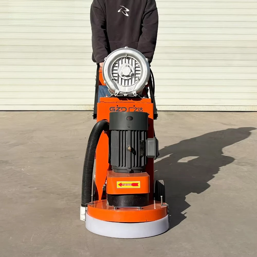 Planetary Concrete Floor Grinder Electric Walk Behind Grinding & Polishing Machine with Dust Vacuum for Epoxy Coating Removal