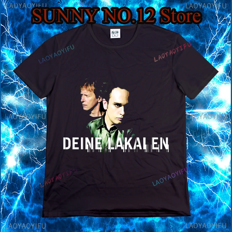 Deine Lakaien Retro Rock Band T-shirt for Summer Men and Women Fashionable and Novel Deine Lakaien Street Clothing