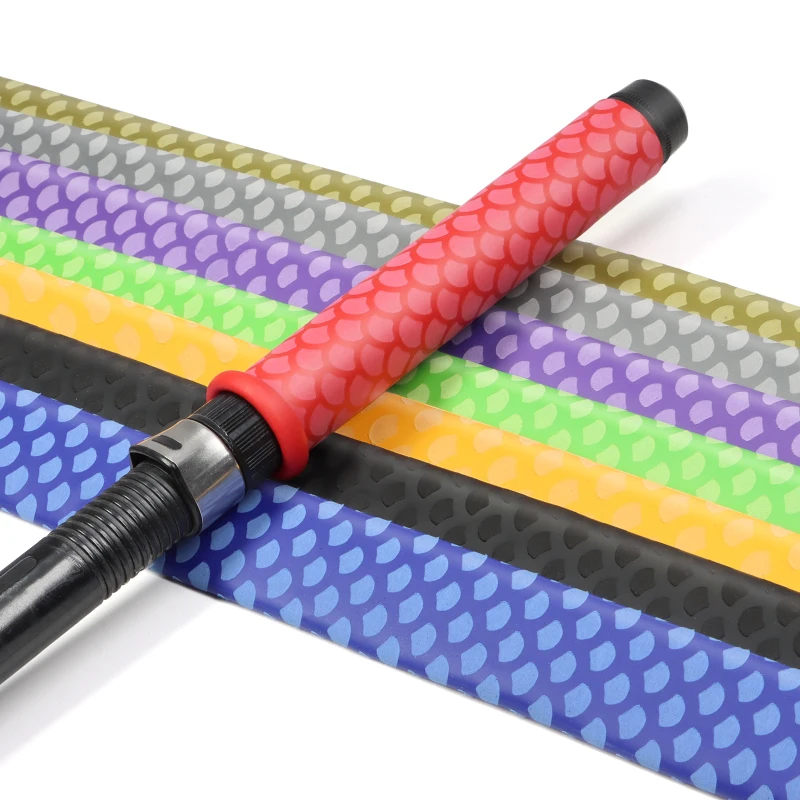 Tubo termorretráctil antideslizante para caña de pescar, aislamiento eléctrico DIY, funda antideslizante, 15/18/20/22/25/28/30/35/40/45mm