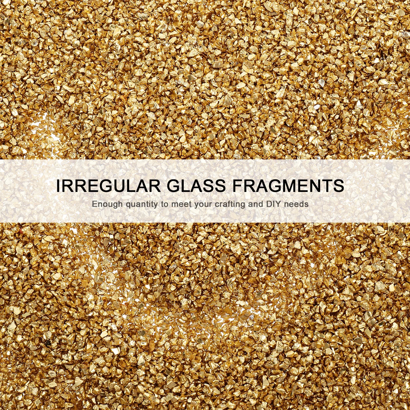 

500g Crushed Glass Decorative Irregular Metallic Sprinkles for DIY Crafts Resin Nail Art and Gift Decoration