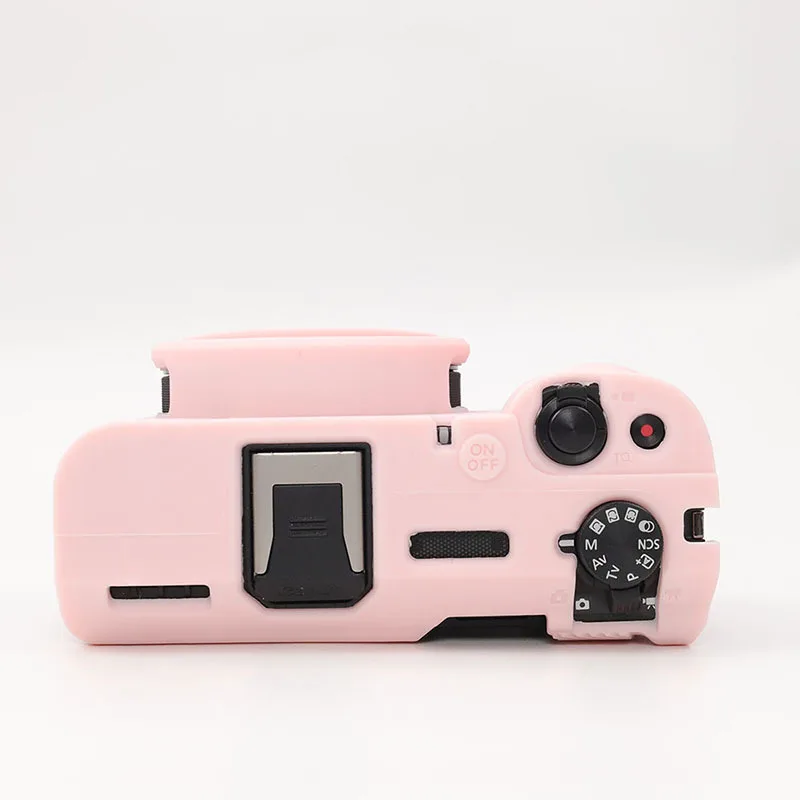 For Canon PowerShot V1 Silicone Armor Skin Case Cover Camera Bag Protective Cover Camera Silicone Soft Rubber Case