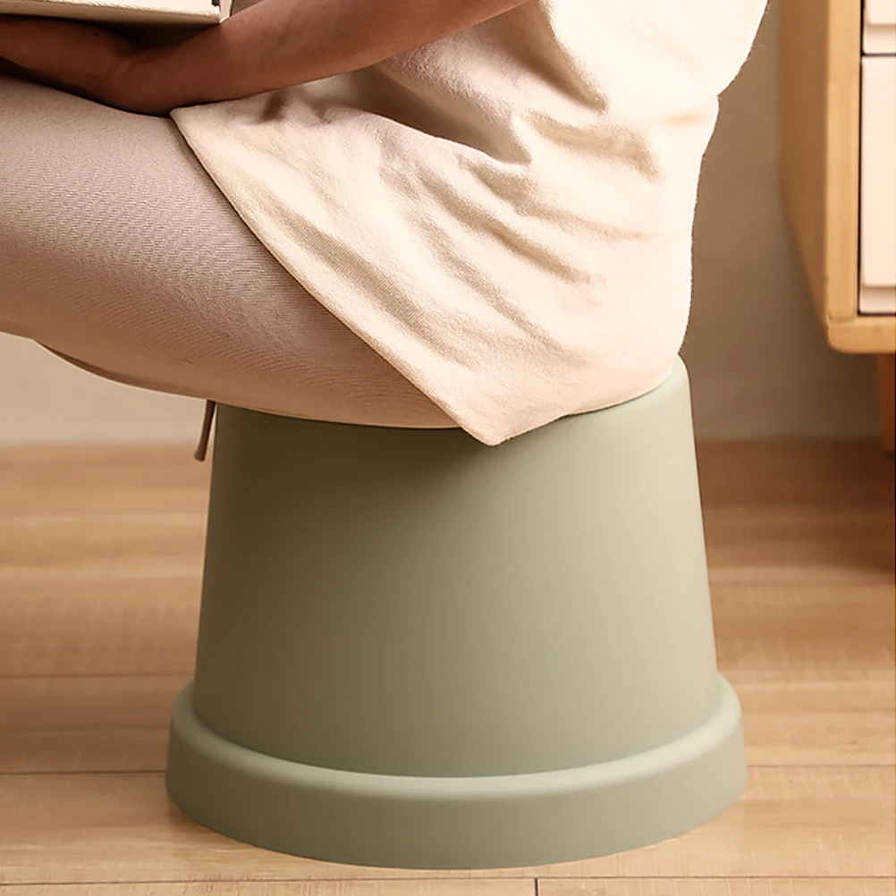 Plastic For Lightweight Stool Smooth Texture Non-Slip Room Bedroom Furniture Step Stool