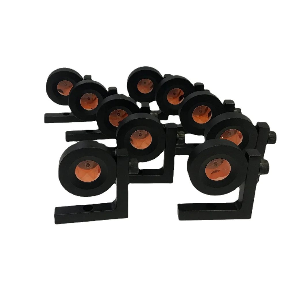 

10PCS L-bar Mini Copper-coated Prism for LEICA Total Stations 90 Degree Monitoring L Type Replace GMP104 Prism