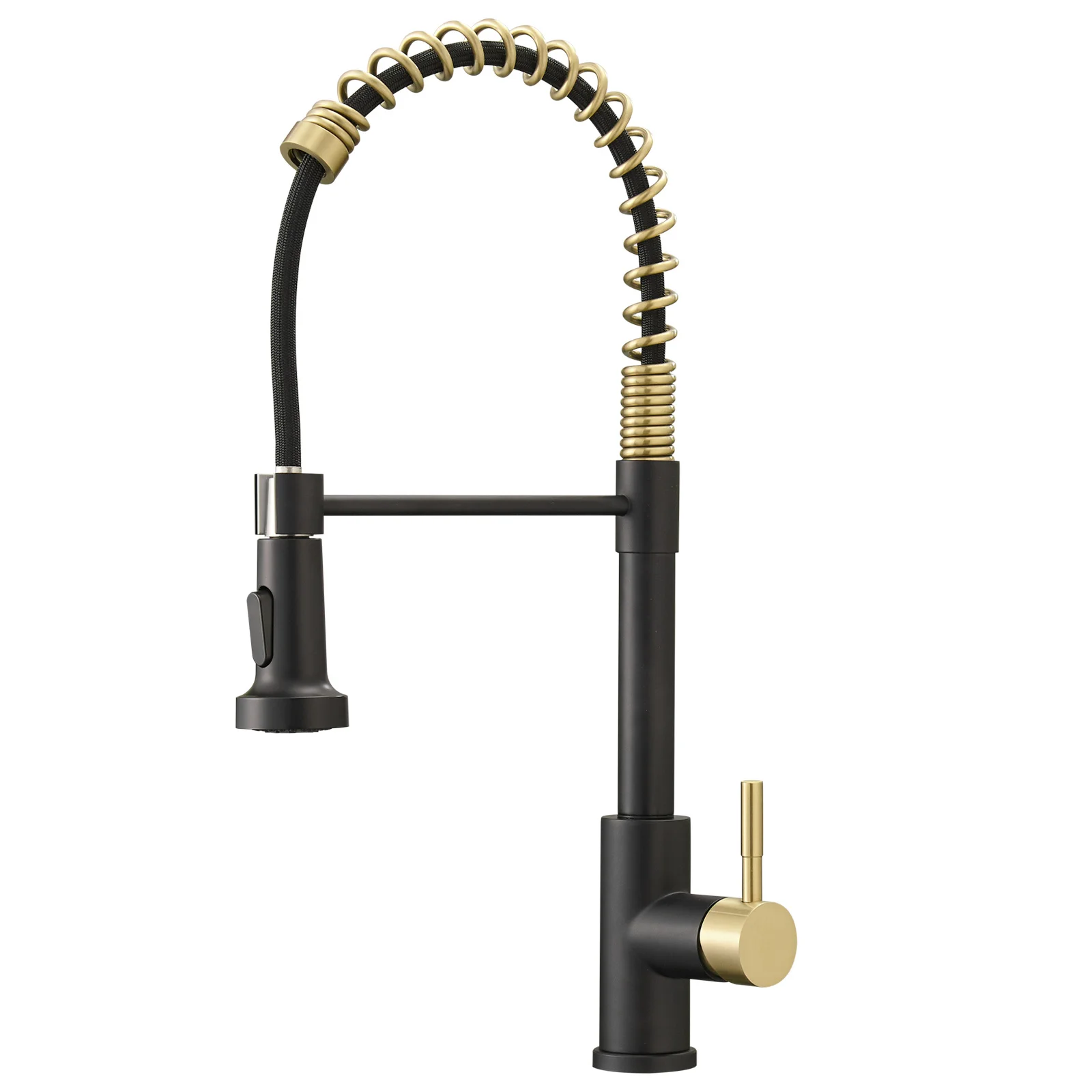 

New Single Handle Pull-Down Sprayer Kitchen Faucet
