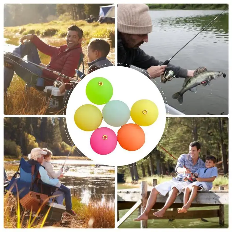 Fishing Bobbers Floats Slip Bobbers Buoyancy Ball Light Up Float Slip Fishing Rig Night Fishing Fishing Bobber With Bobber Stops