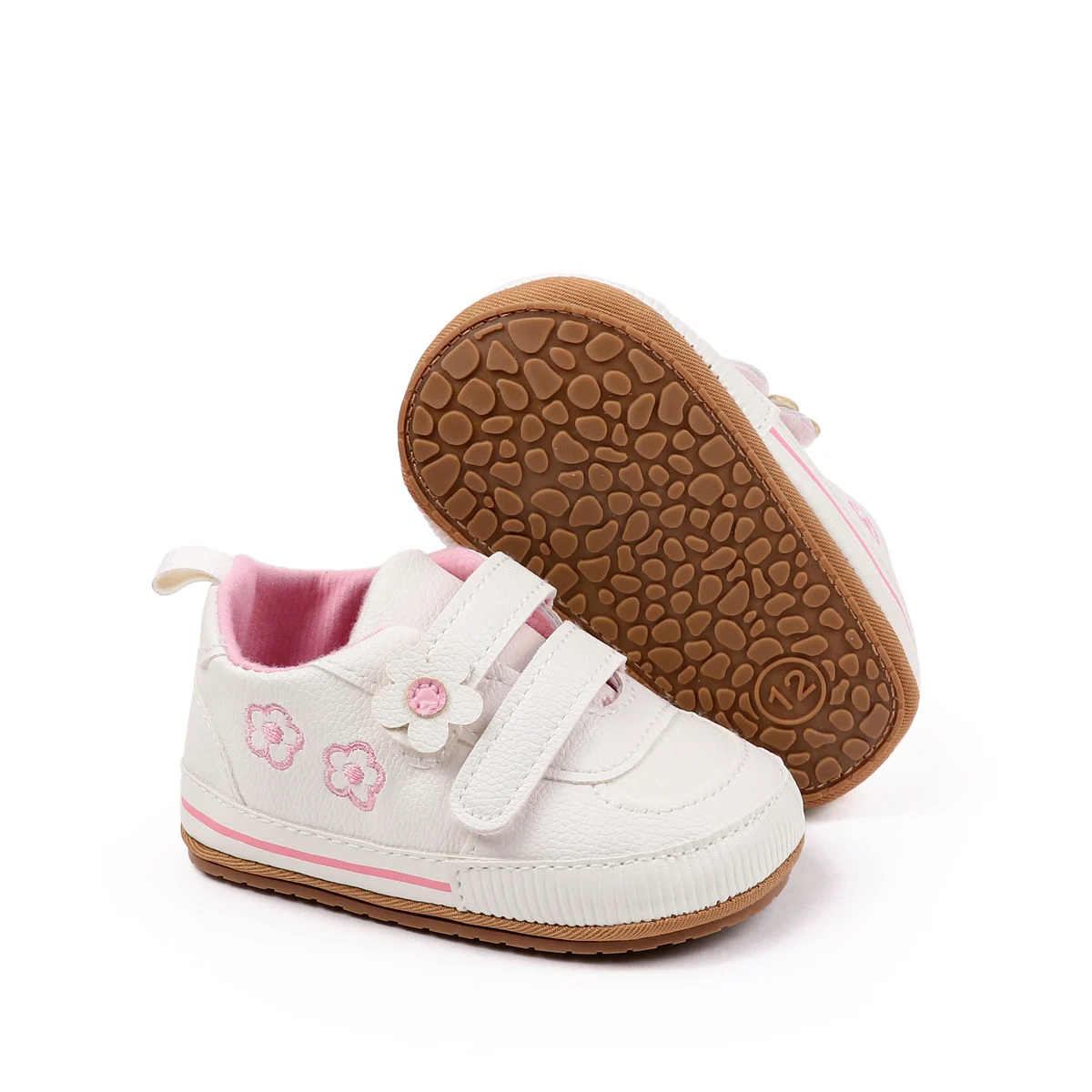 أحذية أطفال خفيفة الوزن بتصميم جديد للصيف والخريف، أحذية بيضاء عصرية بنعل ناعم للرضع، أحذية كاجوال #4