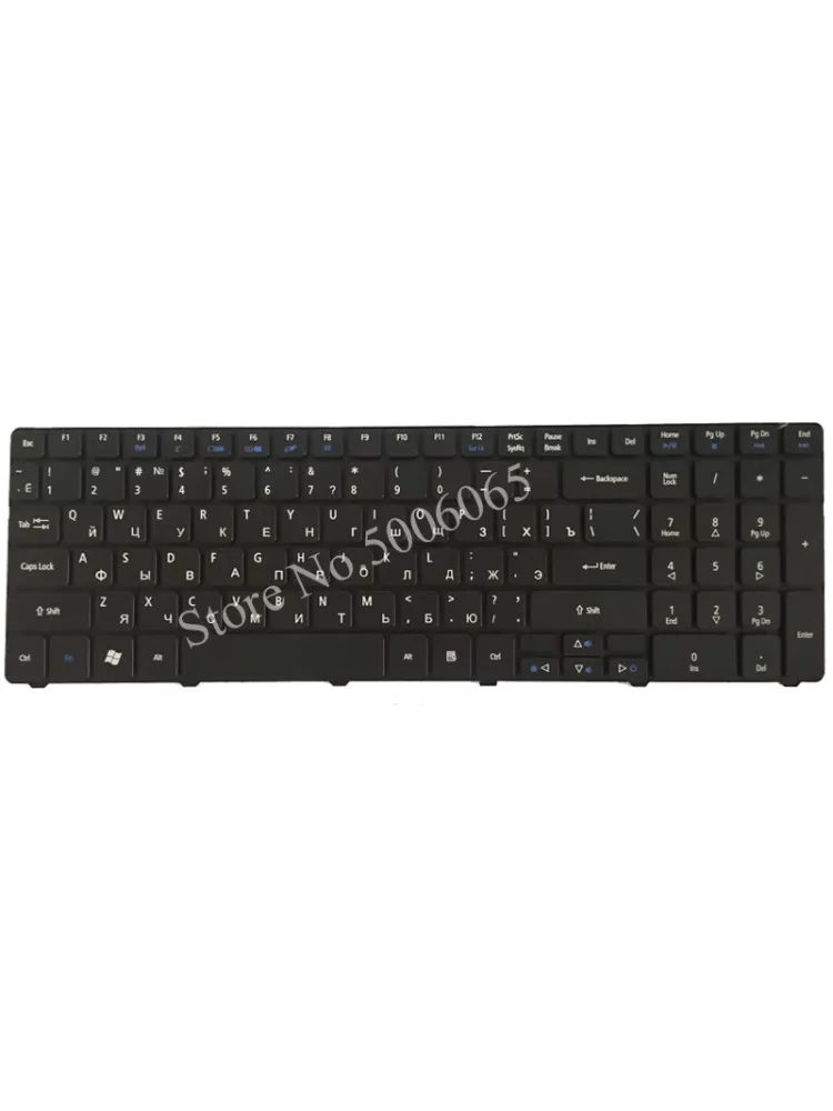 Nowy RU klawiatura do laptopa Acer Aspire 7740 7740G 7750 7750G 7750Z 7235 7235G 7250 7251 7250G 5542G rosyjska klawiatura czarny — zdjęcie 2