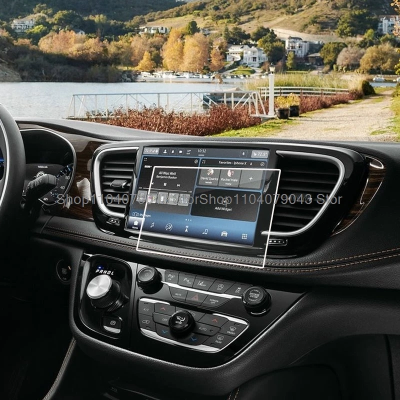 Tempered glass  protector  film For Chrysler Pacifica 2021-2023 10.1inch car gps Navigation LCD screen anti-scratch accessories