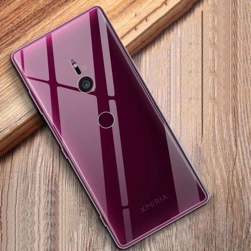 Ultra jasne etui na telefony dla Sony Xperia XZ5 XZ3 XZS XZ XA silikonowe miękkie TPU tylna pokrywa dla XZ1 XZ4 XZ2 XZ kompaktowy Premium przypadku