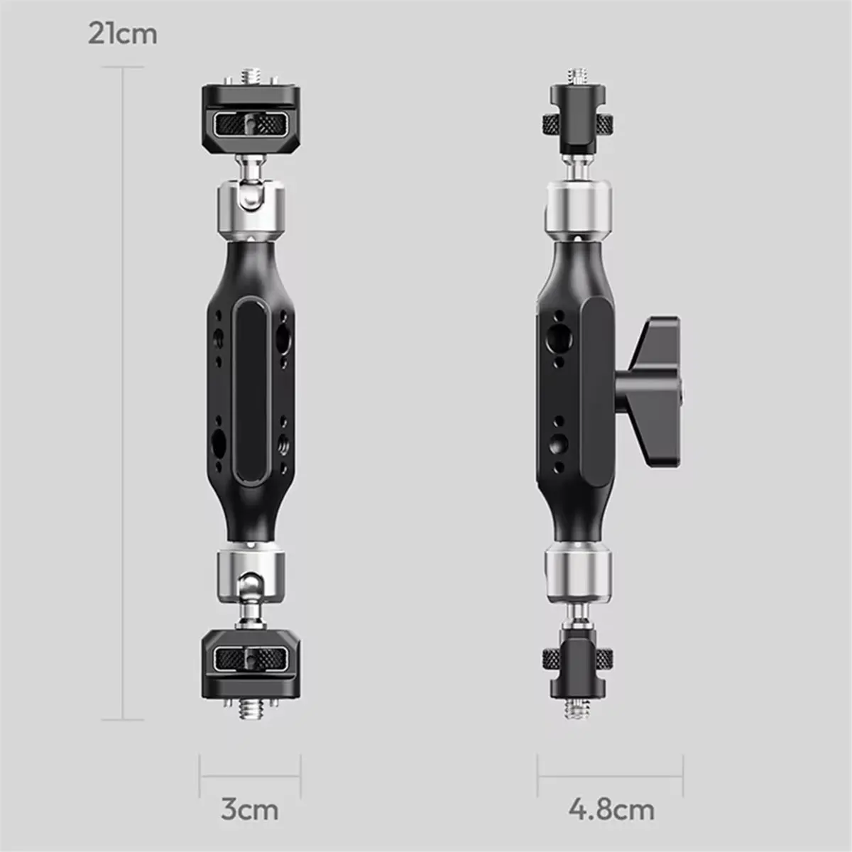 

(BAAY) Двусторонний кронштейн-держатель для камеры TB15 Magic Arm, крепление для автомобиля, прочный и гибкий, для кинематографистов