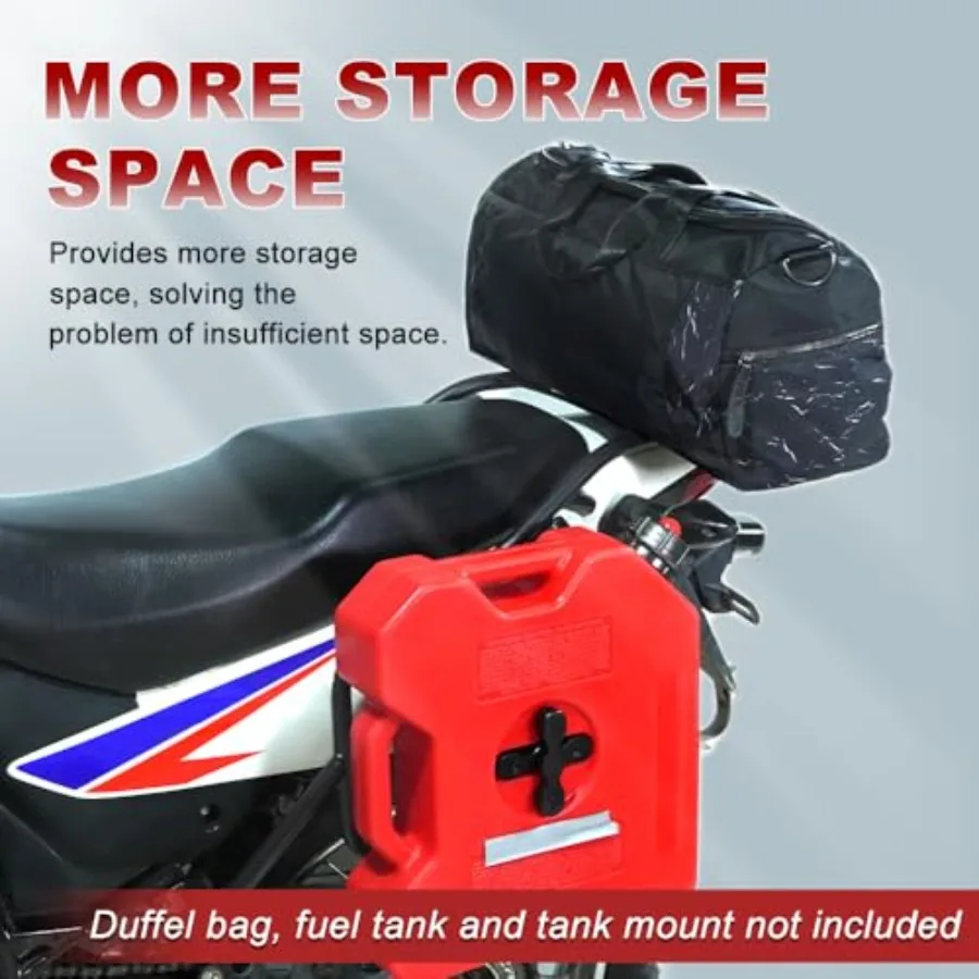 Gepäckträger hinten, kompatibel mit XR150L Motorrad 20142024, für verbesserte Frachtkapazität und Satteltaschenunterstützung, langlebiges Metall Co