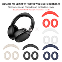 Suitable for Edifier WH950NB Active Noise Cancelling Wireless Headphones Ear muffs / zipper headband silicone protective cover