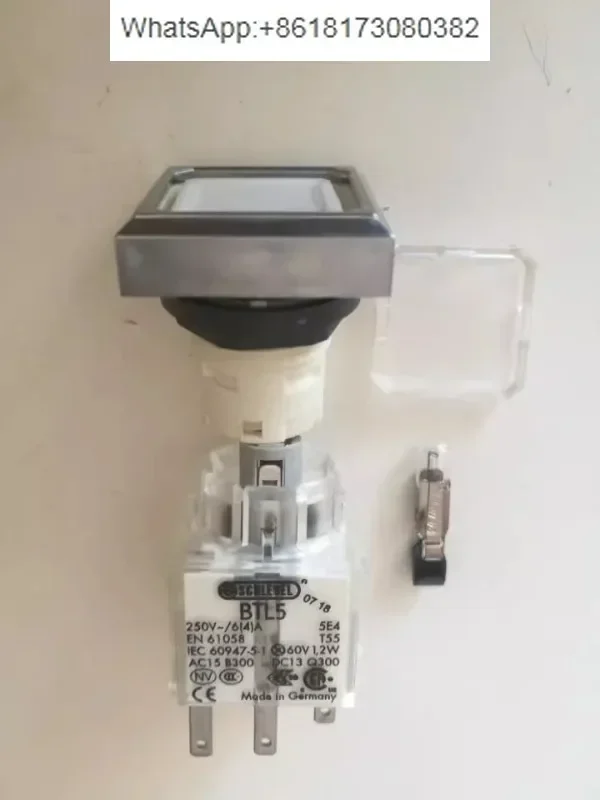 

German button switch with light OKTM+BTL5