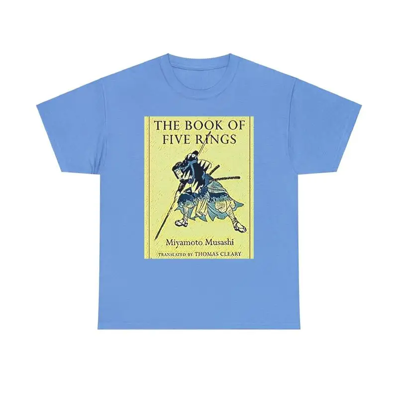 

Тяжелая хлопковая футболка с принтом «Книга пяти колец»