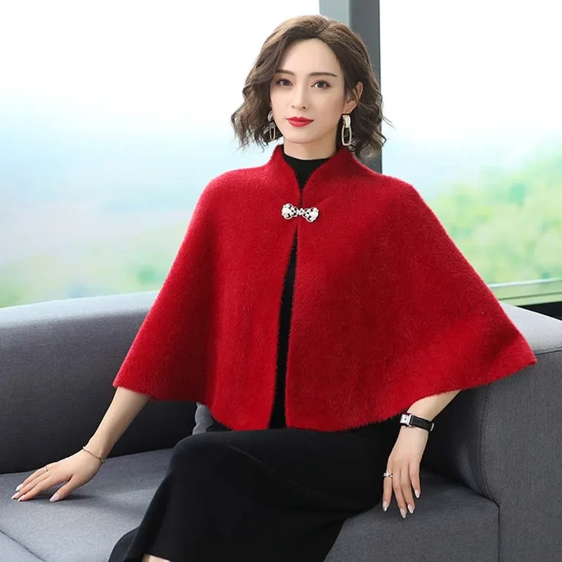 Faux Fur Party Wrap Winter Warm Wedding Bolero  High Quality Wedding Coat Bridal Shawl Party Cape Wholesale 2024 New E159