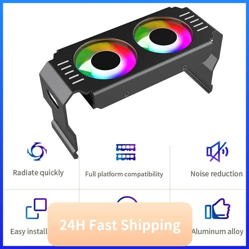 

ARGB Memory Active Coolerquiet And Stable High Performance Portable And Convenient Memory Cooling Fan Durable White