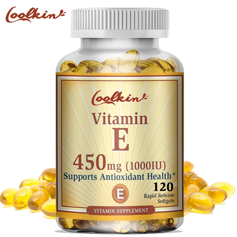 Vitamin E Capsules 450mg - Anti Aging Anti-Wrinkle Firming Skin, Facial Treatment