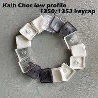 Tecla ultrafina sin letras Choc de perfil bajo para Kaih 1350/1353 Chocolate Switch V1/V2 adaptador opcional