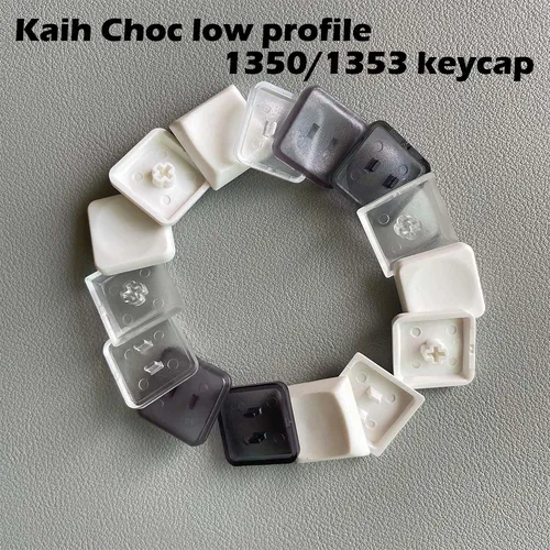 Tecla ultrafina sin letras Choc de perfil bajo para Kaih 1350/1353 Chocolate Switch V1/V2 adaptador opcional