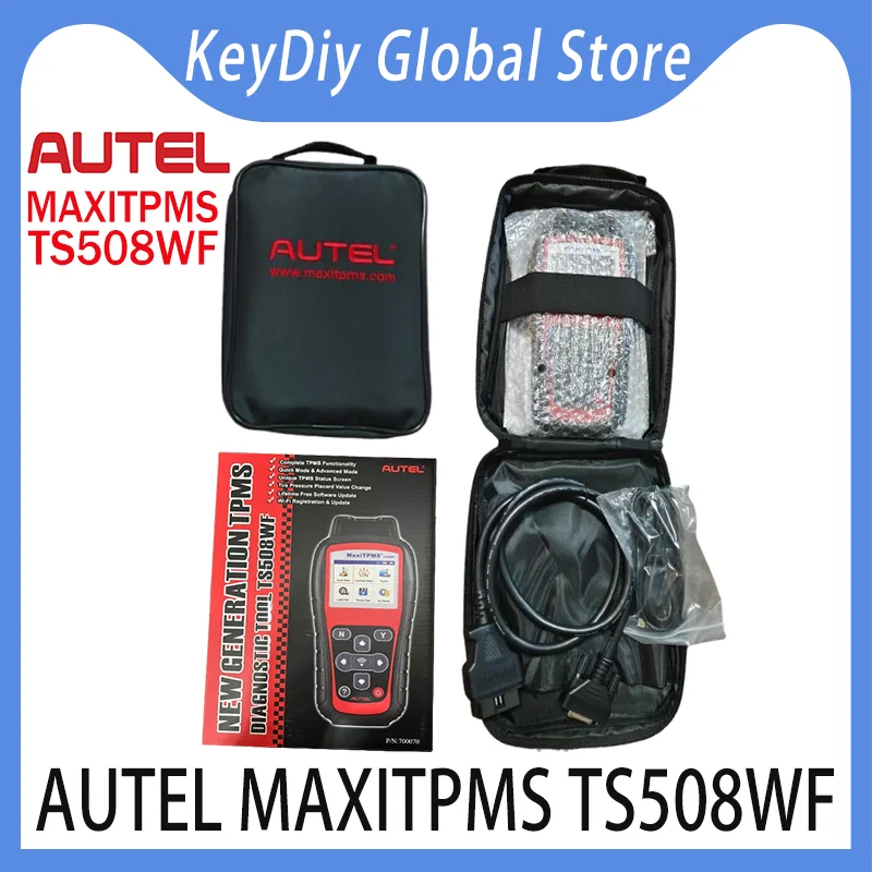 Autel MaxiTPMS TS508WF TPMS Diagnostic Service Tool Tire Repair Pressure Monitor Program Activate Conduct TPMS MX Sensor Relearn