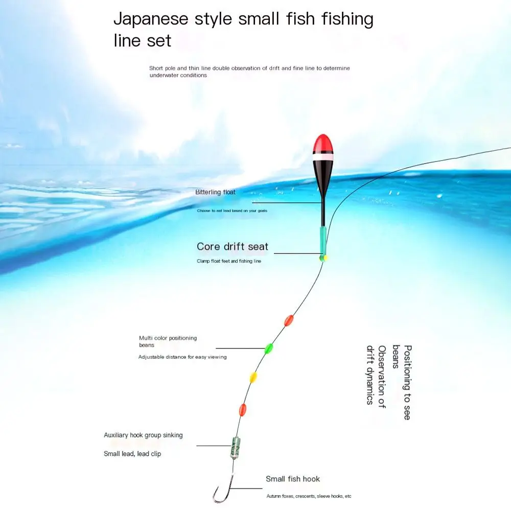 الروبيان المجموعة أحجام متنوعة تتقلب يطفو Bobbers الجليد الصيد إغراء تعويم مؤشر ضوء عصا يطفو