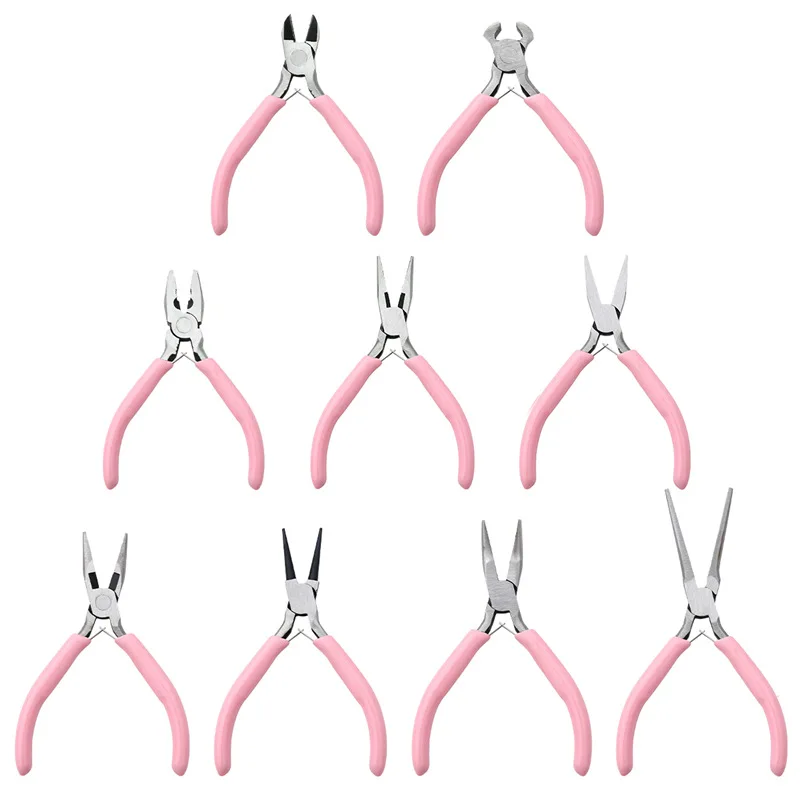 Beading Jewelry Pliers Tools & Equipment Kit Long Needle Round Nose Cutting Wire Pliers For DIY Jewelry Making Tool Accessories