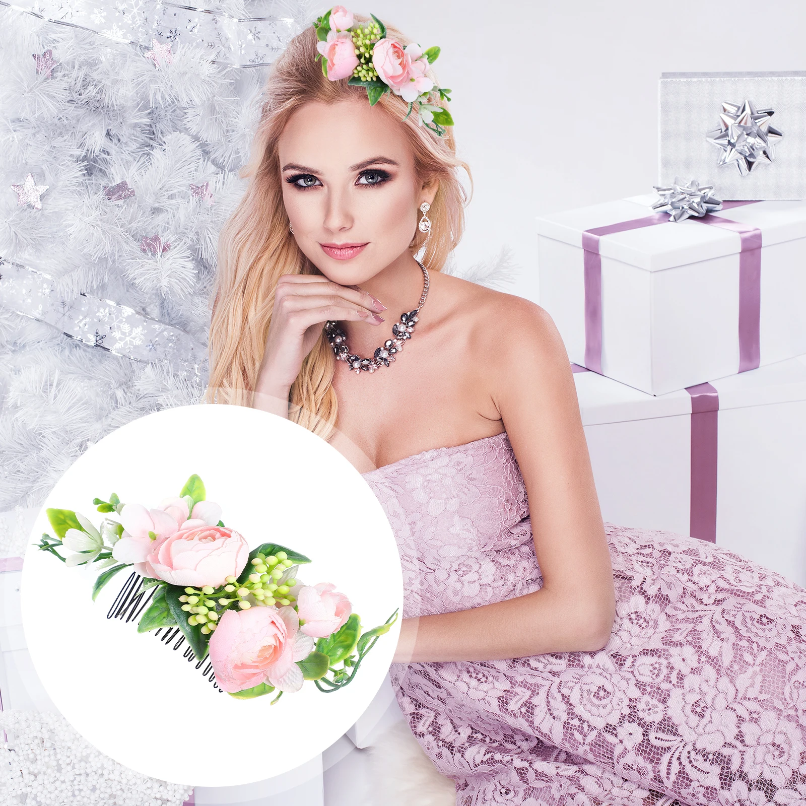 1 pezzo pettine per capelli fiore chic copricapo da sposa per banchetti di nozze bellissimi accessori per capelli regalo per donne ragazze famiglia