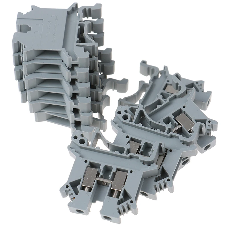 

Новый 10 шт. универсальный клеммный блок для монтажа на панели, Великобритания, 2,5B, 32A, винтовое соединение