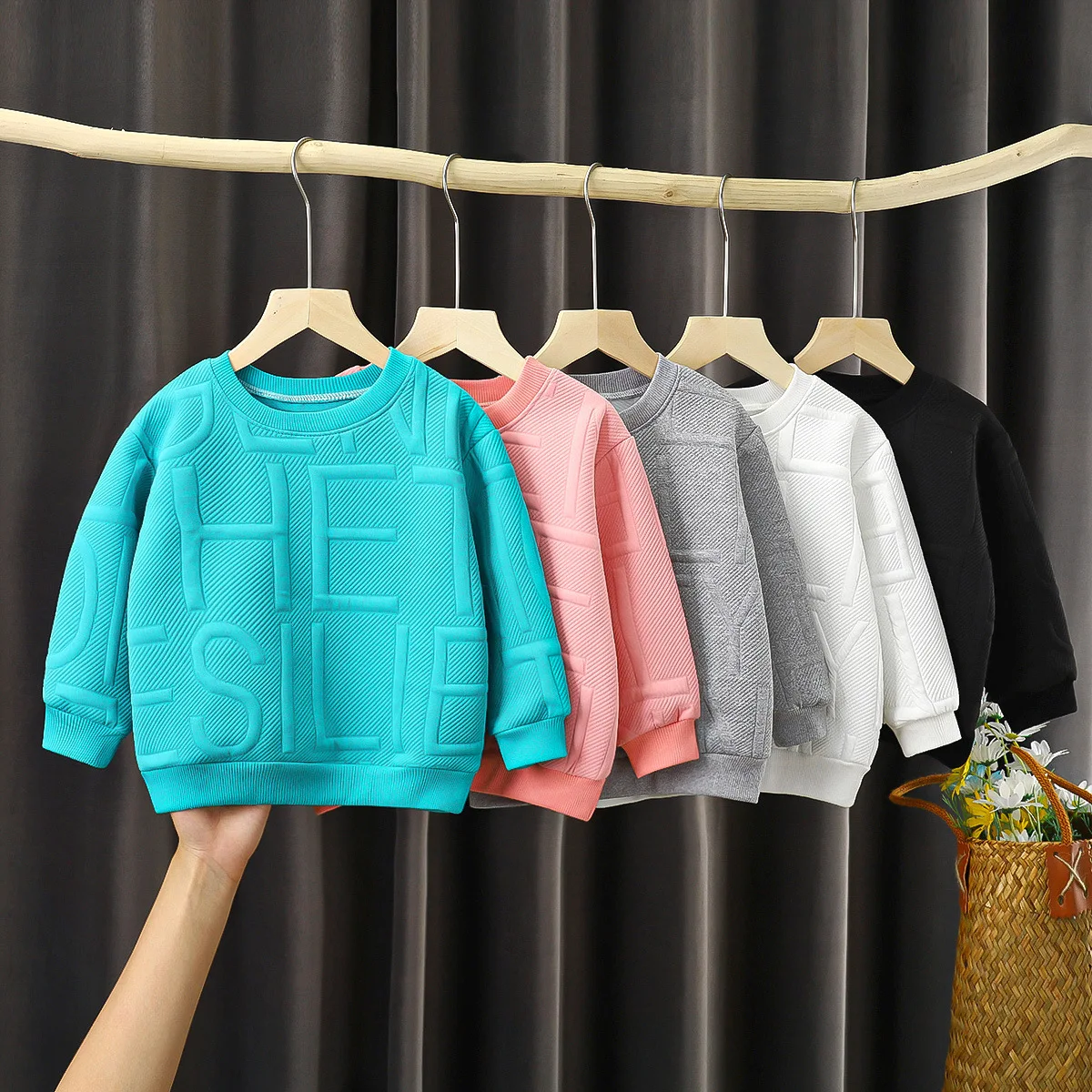 

Kids Sweatshirts Autumn Winter Shirts for Kids Long Sleeve Children Sweater Teenager Outerwear Boys Girls Pullover 1-12year