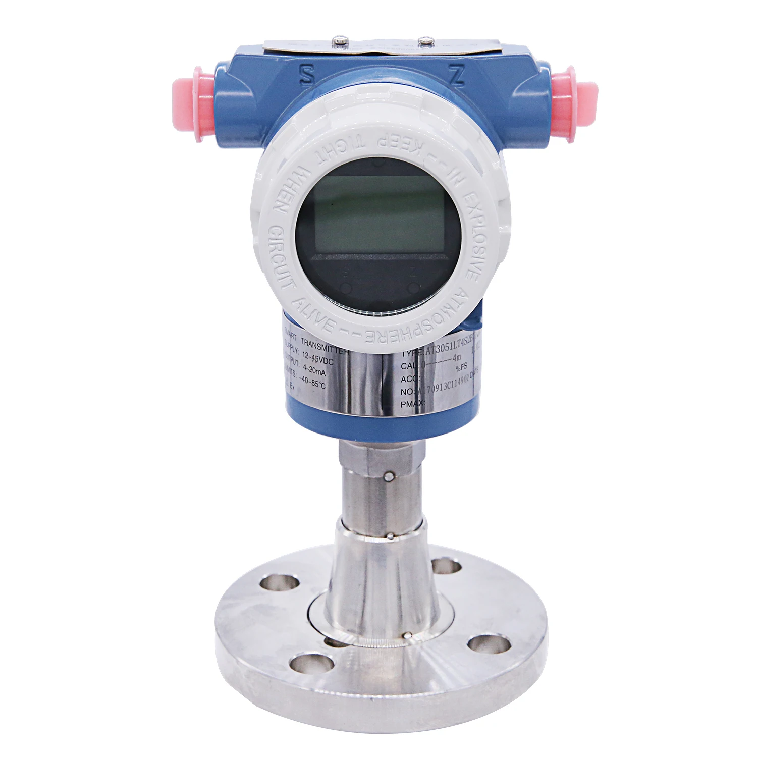 2026 مقياس الضغط الارسال للهواء السائل جهاز إرسال الضغط الصناعي 4-20ma إخراج الضغط الرقمي