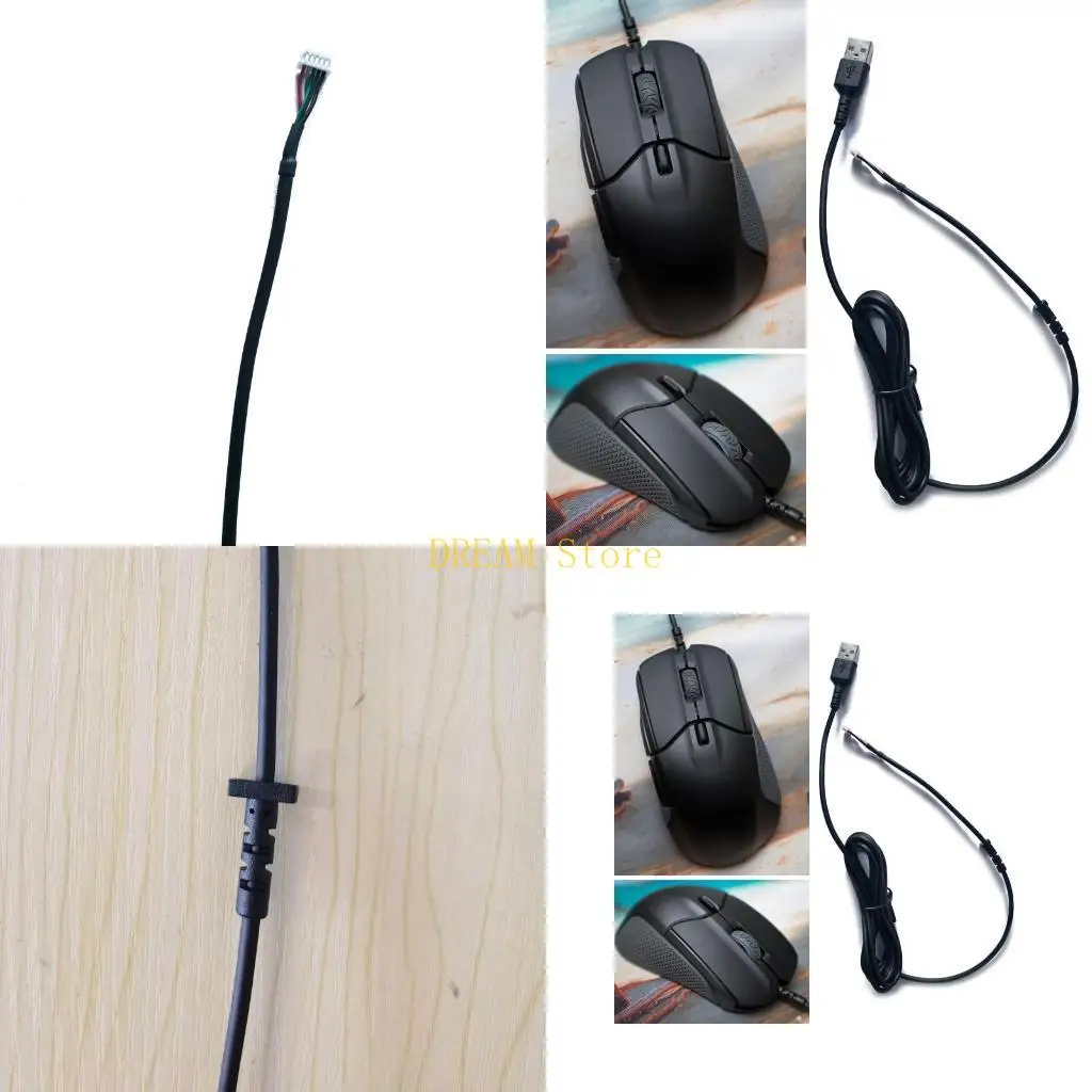 New Mouse Cable Soft Durable USB Mouse Line Replacement for   310 Mouse Wire 6.6ft Best Sale