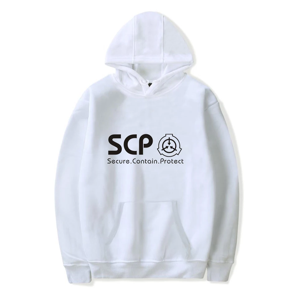 Осень-зима 2022, новая толстовка с капюшоном Scp Foundation, мужская и женская модная повседневная толстовка с капюшоном, черная теплая толстовка