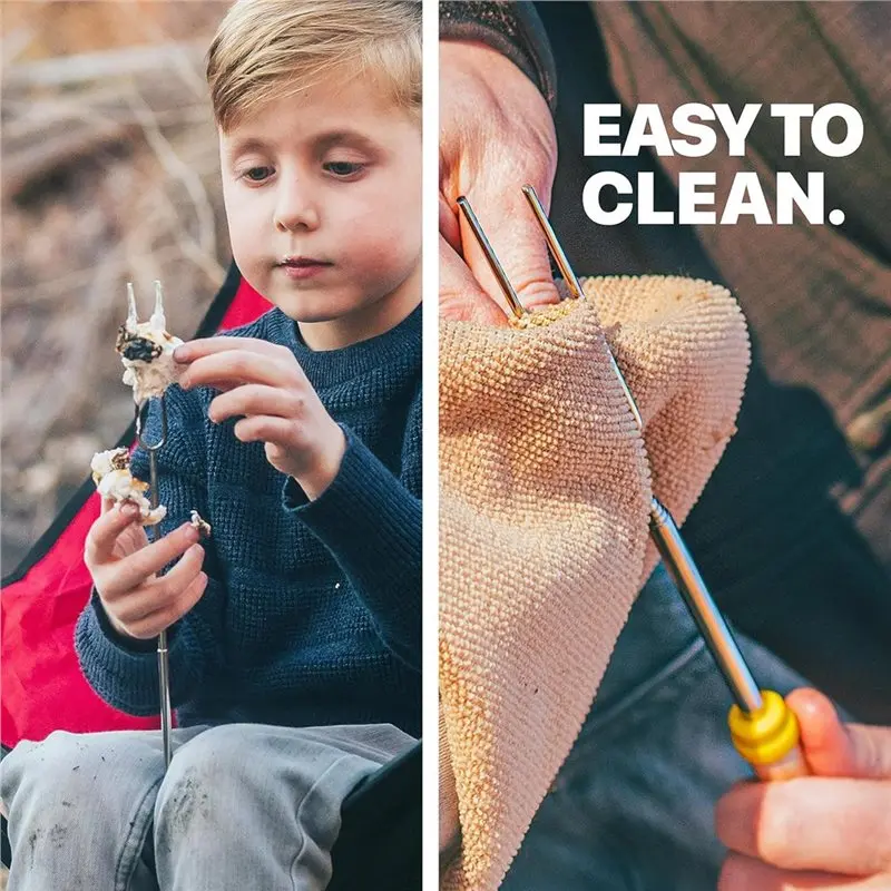 -[33A Tvdae] Smores Kit For Fire Pit For Camping Fire Pit Long 32Inch, Smores Sticks Skewers Smores Kit For Fire Pit