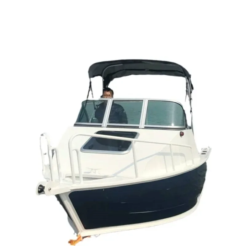 5.9-meter platen boat is flexible and flexible, a good partner for going to sea, aluminum alloy fishing boat
