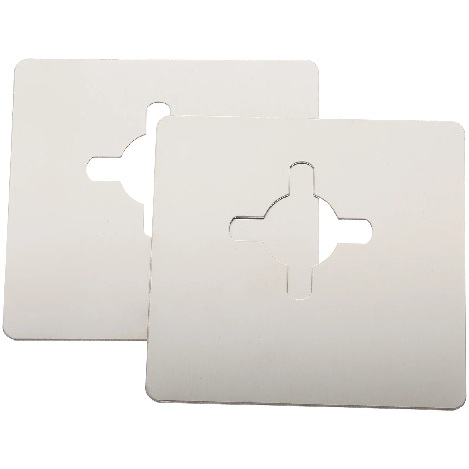 2 Pcs Ball Lock Door Reinforcement Plate Hole Filler Cover Knobs Covers Deadbolt Adjustable Child