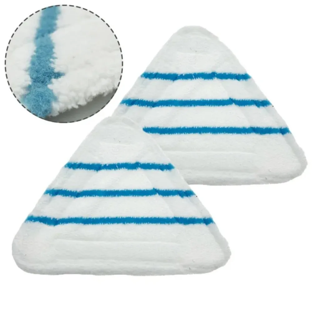 Steam Mop Replacement Pads Triangle Washable Cloth Cleaning Floor Microfiber Mop Head Pad Steam Mop Fittings 3Pcs