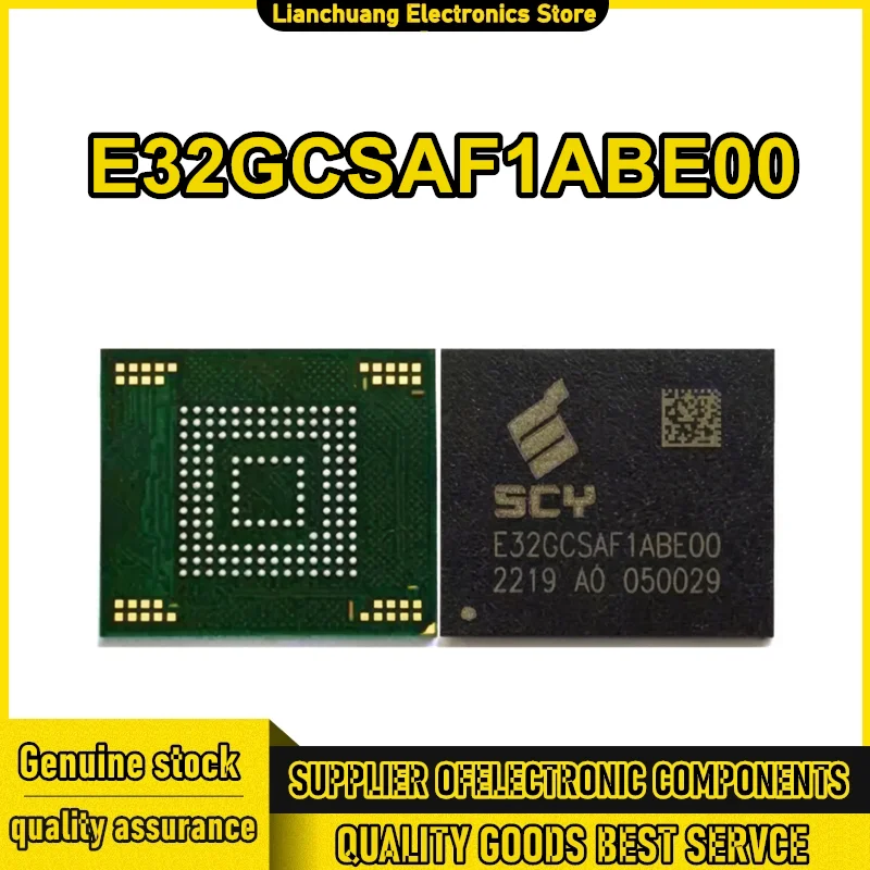 

E32GCSAF1ABE00 32GB Flash Font Library FBGA153 eMMC Hard Disk New Original in Stock