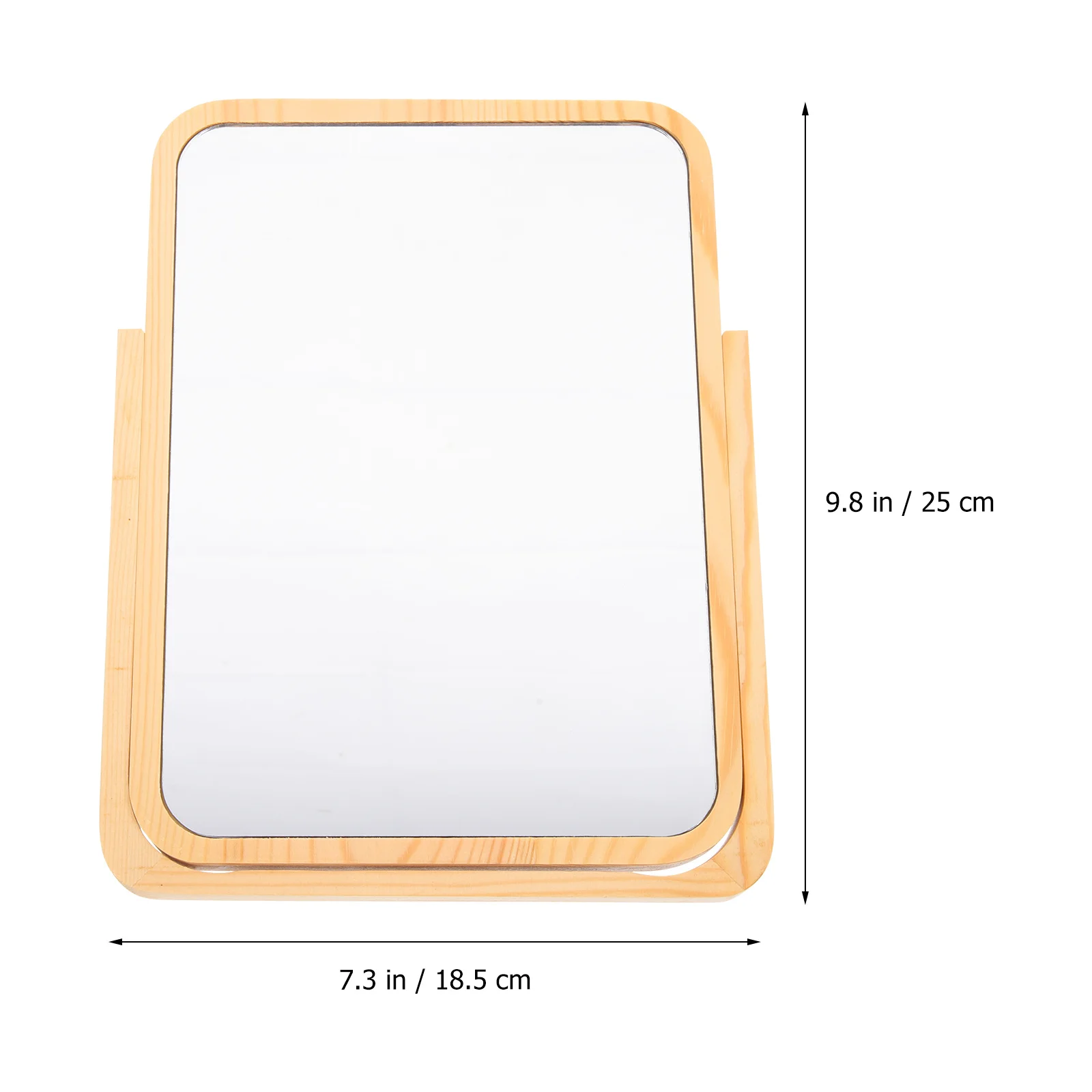 Rotation Make-Up Spiegel Hd Glatte Oberfläche Desktop Tisch Eitelkeit Für Schlafzimmer Schreibtisch Badezimmer Rasieren Dekorative Spiegel