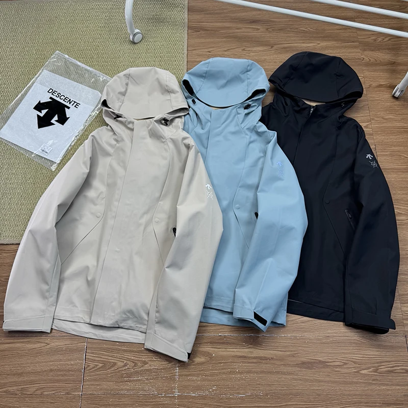 Outdoor sports and leisure water-repellent and windproof soft shell jacket 2026 autumn fashion new style DESCENTE