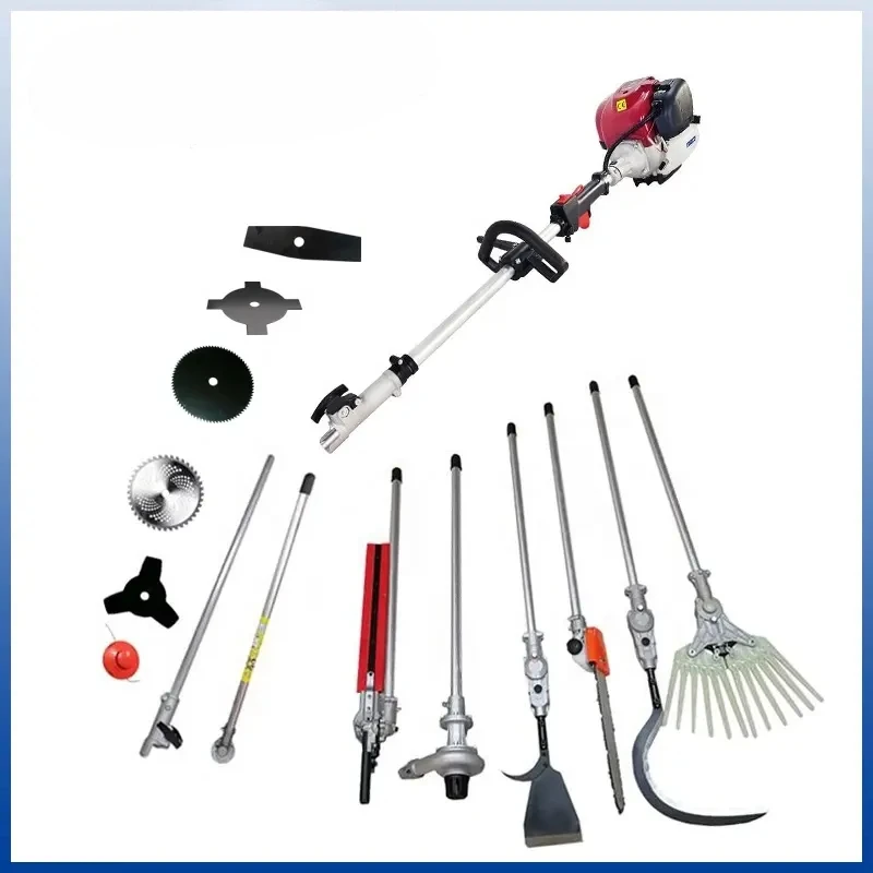 Gx35 4 in 1 /10 in 1 Multi Functional Garden Tool 4 Stroke Grass Trimmer Chain Saw Hedge Trimmer Brush Cutter