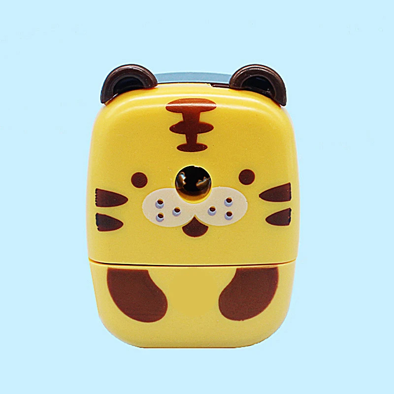 Cartoon Panda Hand-cranked Pen Sharpener Automatic Pen Feeding Pen Sharpener Educational and Stationery Pen Sharpener