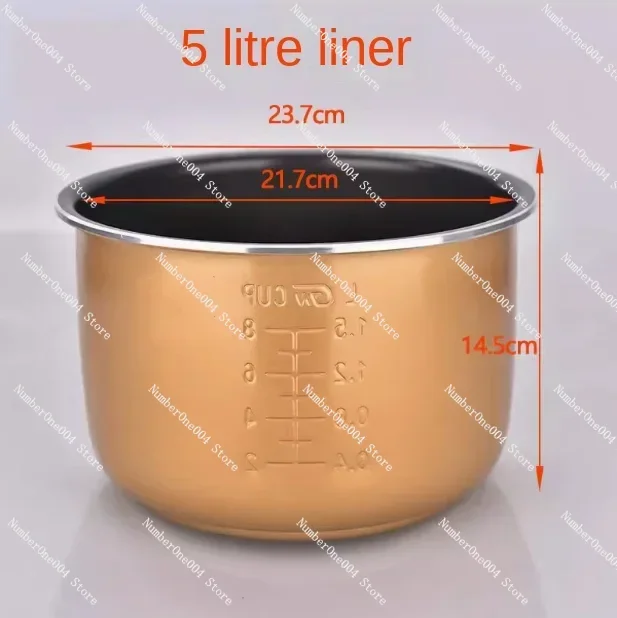 

Suitable for Joyoung Electric Pressure Cooker Inner Pot 5l5 Liters Jyy-50c1/50c6/50yl80 Non-stick Inner Pot Accessories