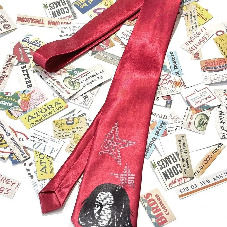 Modische Damen-Krawatte mit Blumenmuster für Erwachsene, 8 cm breit, Polyester, schmal geschnitten, für Hemden, Anzüge, Party-Accessoires, Retro-Kunst, Persönlichkeits-Krawatte – Detail 12