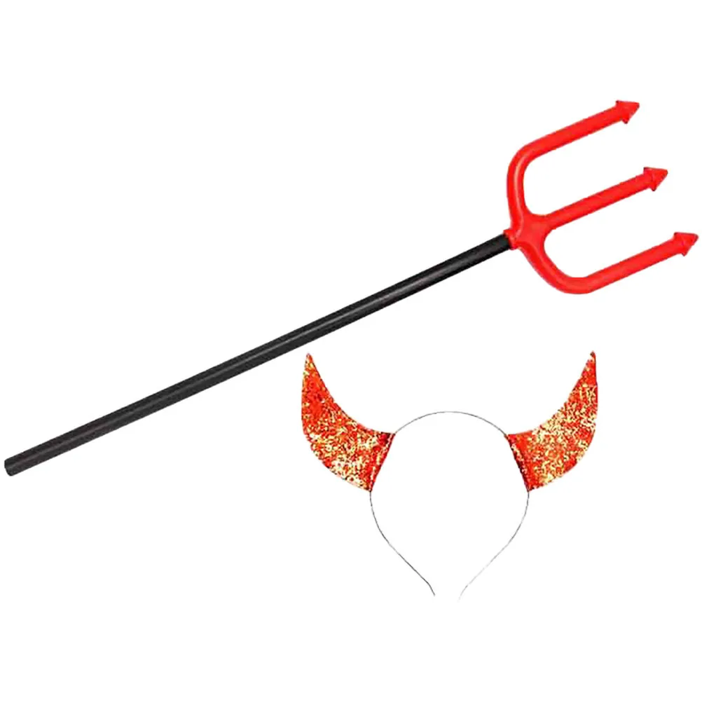 1 set 1 Set For Halloween Ox Horns Headband Halloween Party Cosplay Decor Ox Horns Headband Women Kids Costume Accessory