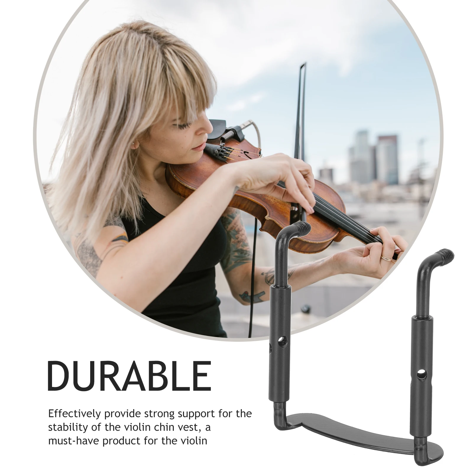 

Premium Metal Violin Chin Rest Screws Stable Portable Design Prevent Movement Durable Replacement Part Easy Maintenance Strong