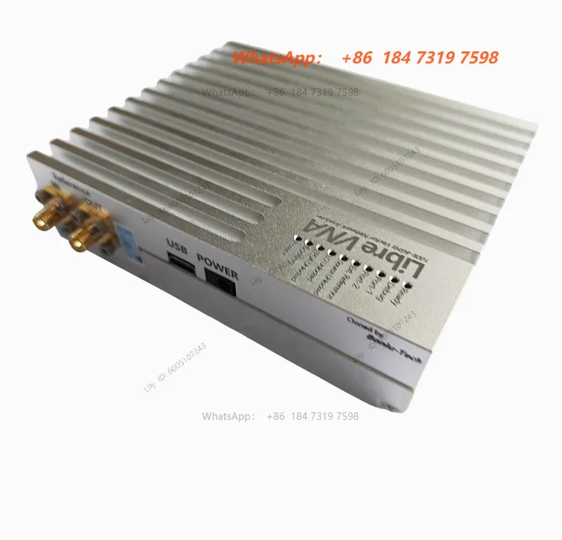 Replica version, thickened cooling + flange connector, dual-port vector network analyzer VNA