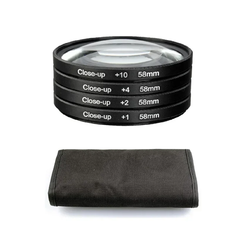 Four-in-one Lens Set,magnifying Filter,universal Camera,macro Shooting Tool, Photography Accessories,different Diopters